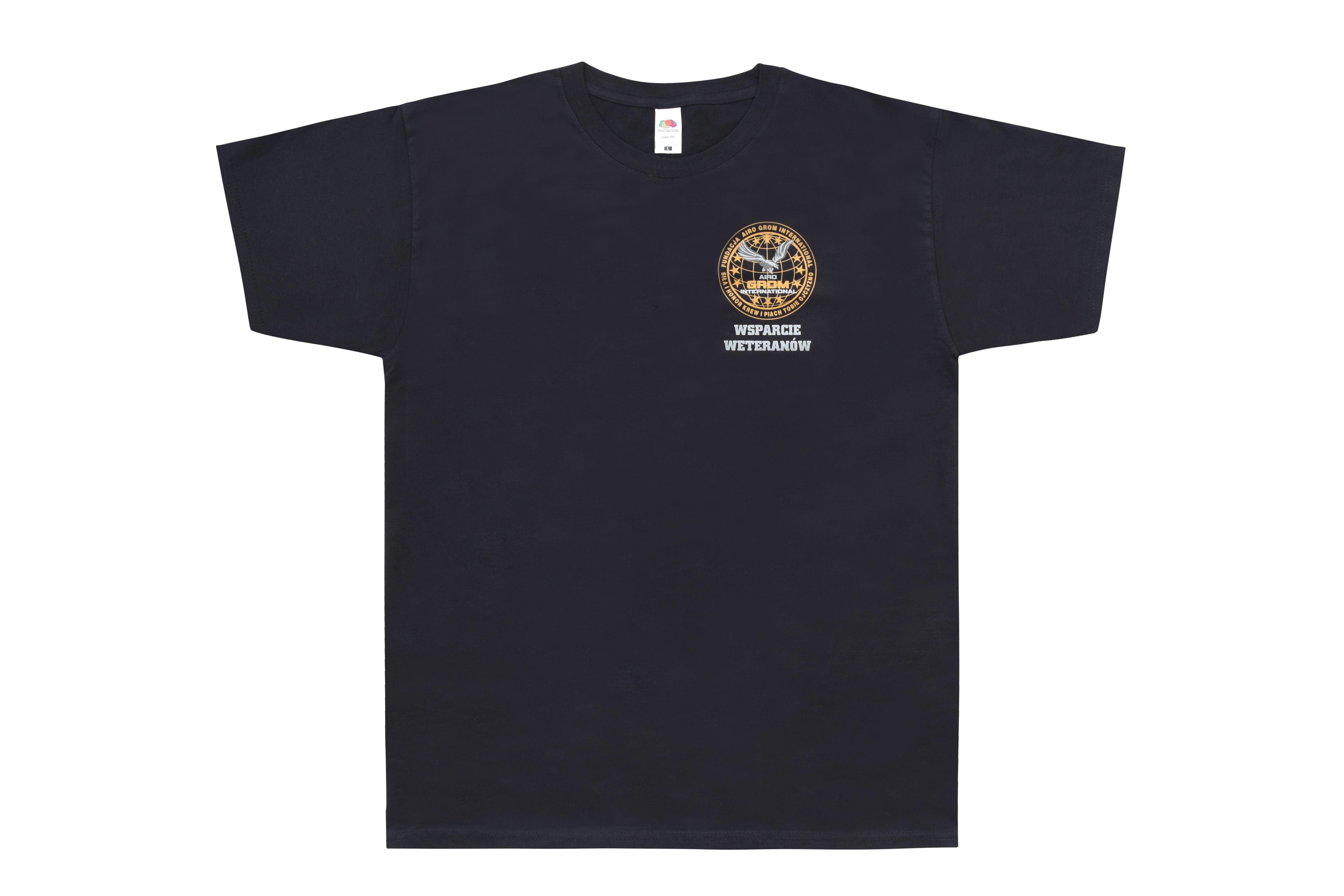 T-shirt Wsparcie Weteranów - Black Główne zdjęcie produktu