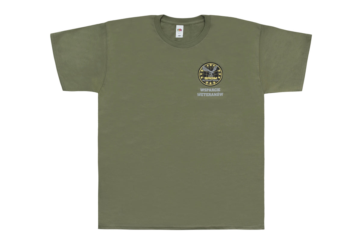 T-shirt Wsparcie Weteranów - Olive