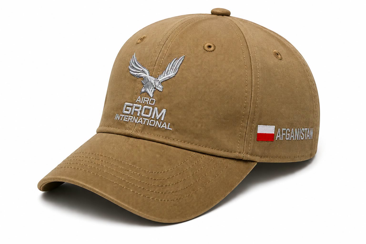 Czapka Dad Cap - Afganistan - Coyote